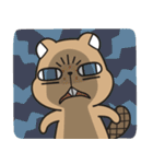 Grumpy Mr Beaver（個別スタンプ：28）
