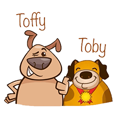 "Toffy ＆ Toby" The Dogs