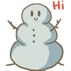 Adorable snowman